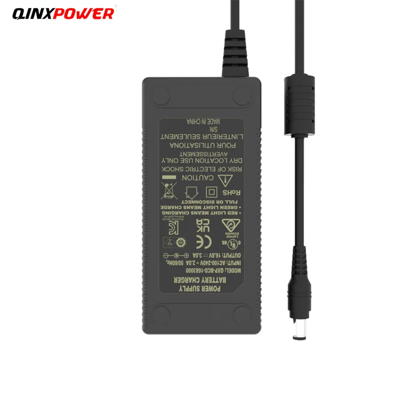 UL 16,8 V 3 A Lithium-Batterieladegerät für Li-Ionen-Batterien